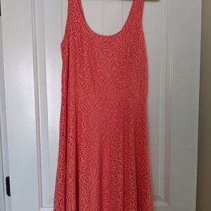 Apt 9 coral lace dress